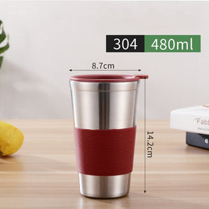 Double Wall Stainless Steel Coffee Mug